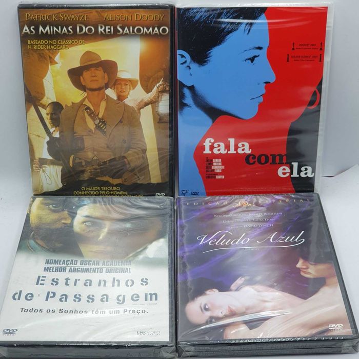 Lote 6/2 - Pack de 18 Filmes Novos e Selados em DVD - Ref.VI