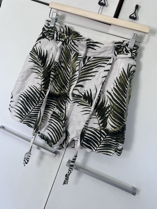 Spodenki damskie H&M  rozmiar M  Skład  55%len  45% wiskoza