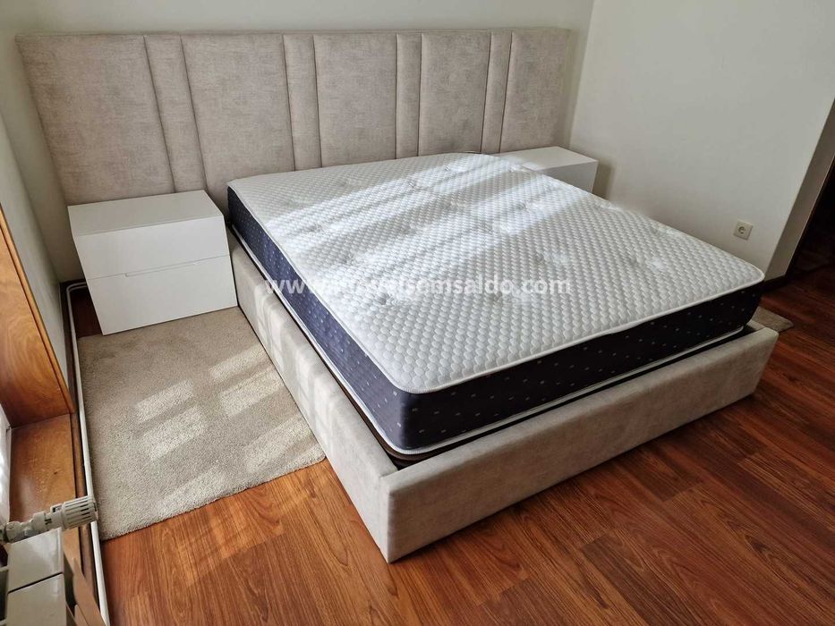 Cama de Casal Estofada - Fabricamos todas as medidas e cores.