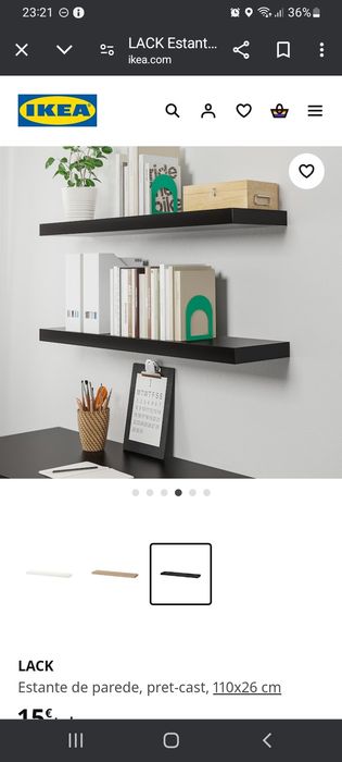 Vendo prateleiras ikea