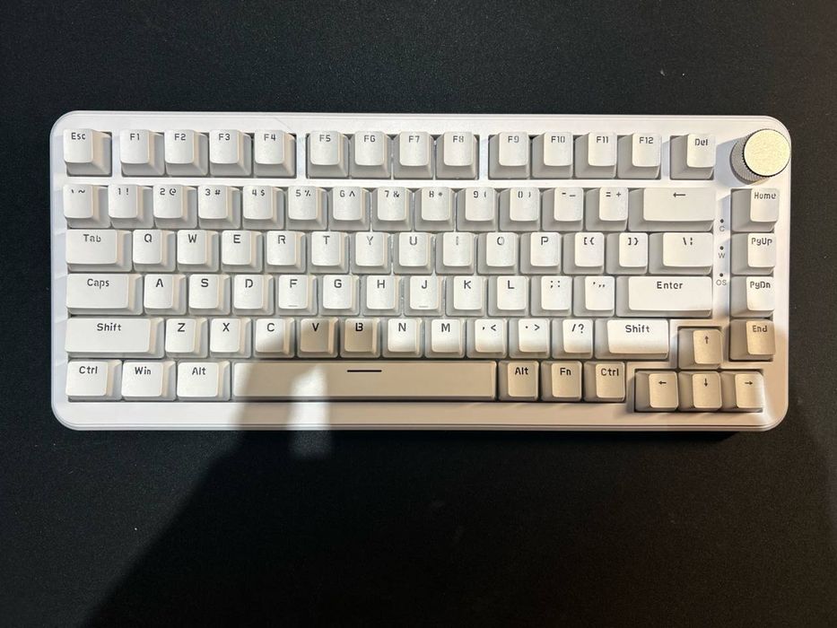 Клавіатура Ajazz ak820 max HE біла