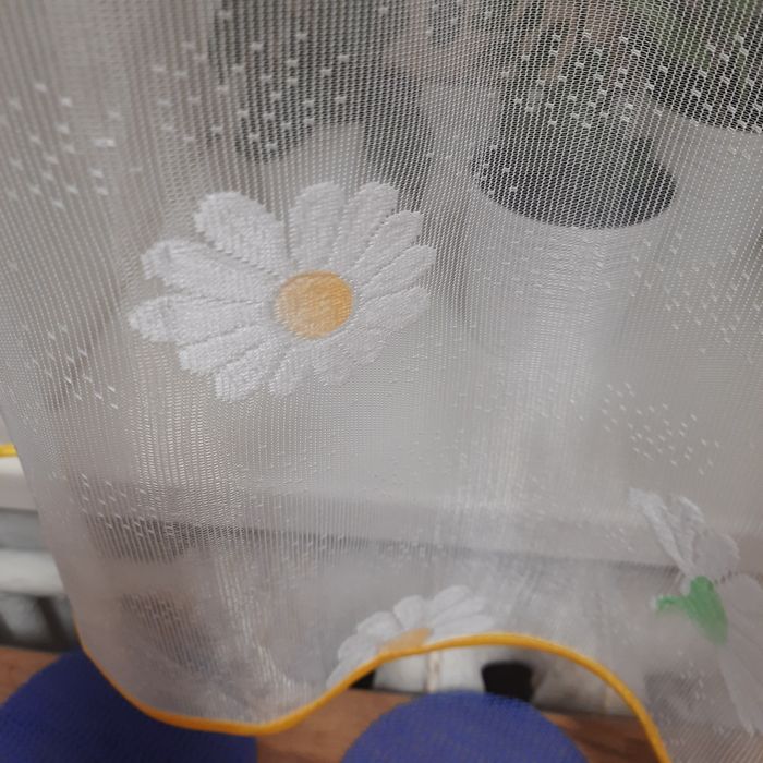 Кухонная тюль б/у