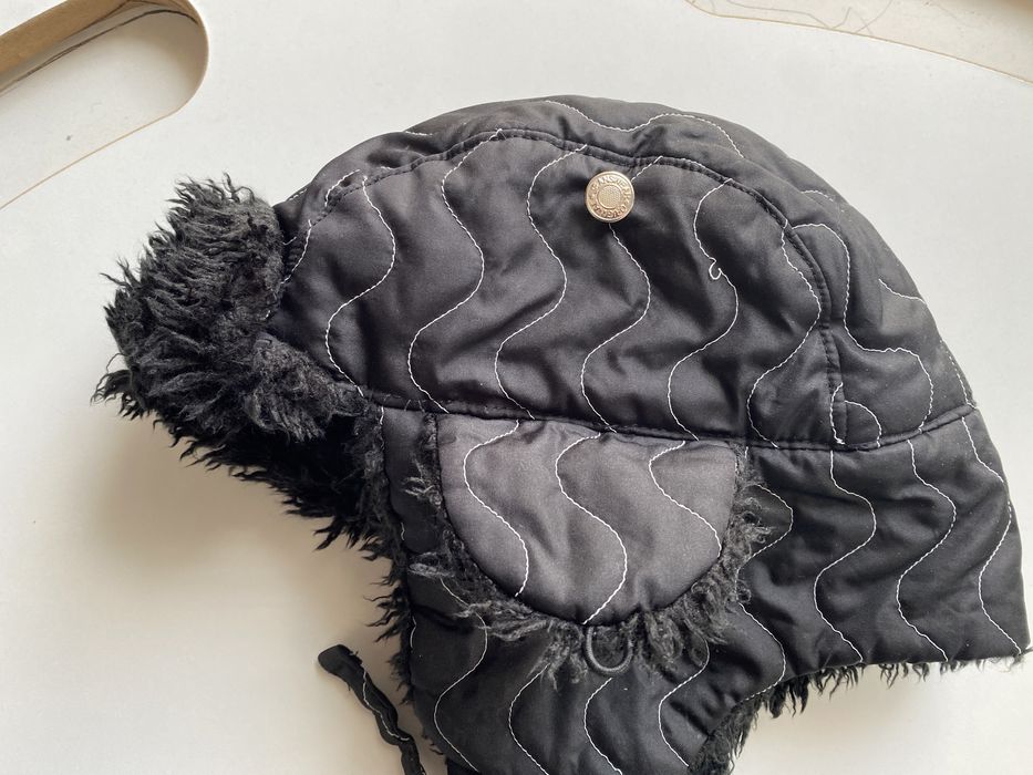 Czapka RED Hot z futerkiem z uszami