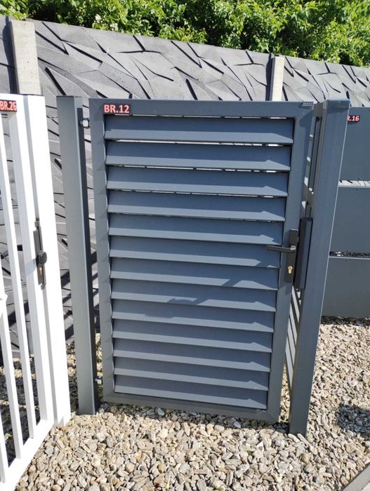 POWYSTAWOWA Furtka żaluzja 100x148,5cm OCYNK + RAL 7016