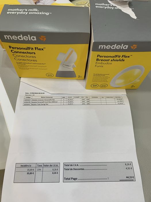 Bomba eléctrica de tirar leite da Medela
