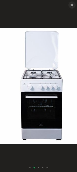 Газова плита GRETA KGG 52 MM 13 W у білому кольорі.