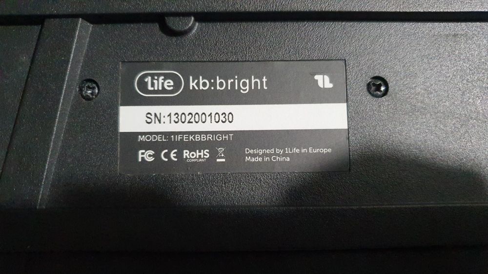 1Life Backlit Keyboard PT64284558080643122