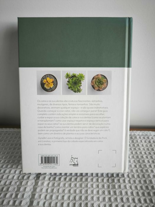 Livro "Picos: Guia para Escolher, Cuidar e Dispor Catos e Suculentas" (Gynelle Leon)