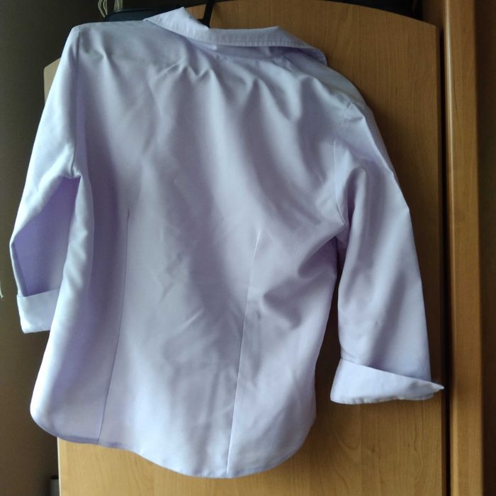 Elegancka bluzka damska jasno fioletowa rozm. m