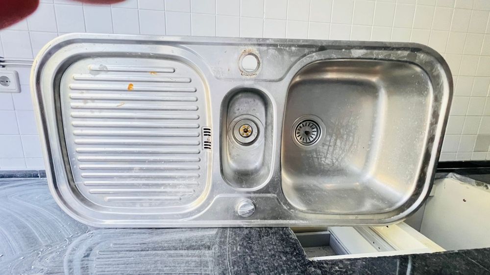 Lava loiça em inox para cozinha