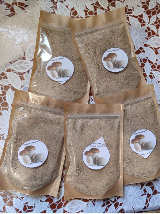 Сухі білі гриби Мариновані гриби  Грибний порошок Карпатський чай