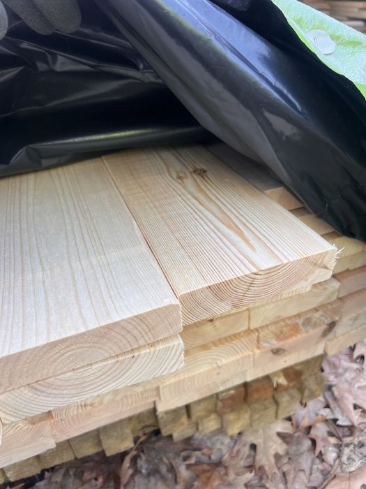 Deska tarasowa gładka kantówka  28x120mm sosna skandynawska