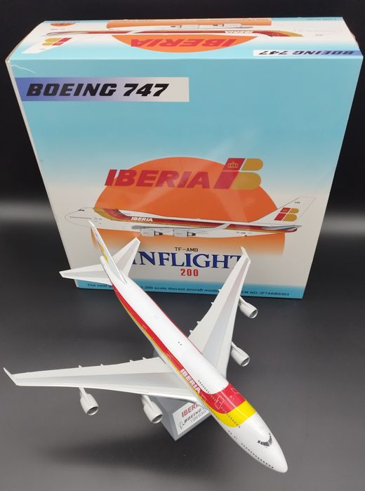 1:200  InFlight200 Model samolotu Boeing 747-400 IBERIA model die-cast