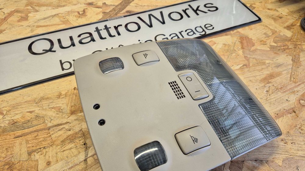 Plafonier teto Audi A4 B5 A3 8L facelift bege original luz vermelha