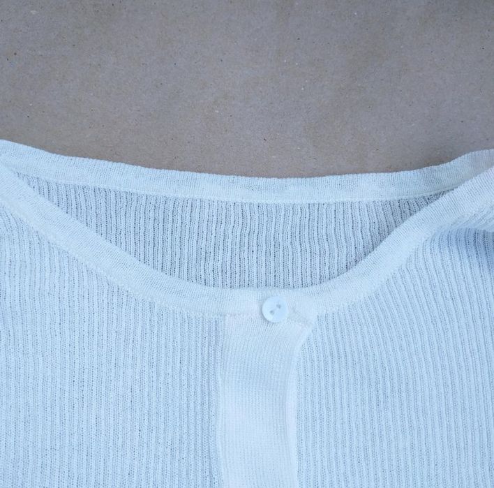 Білий укорочений кардиган широкий для вагітних Розмір єдиний Новий