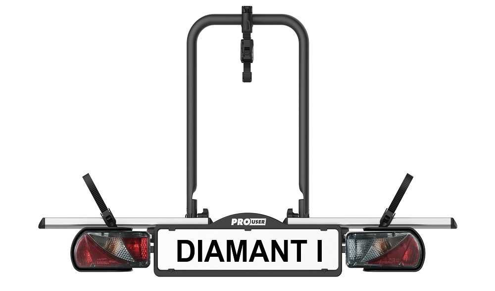 Bagażnik platforma na 1 rower PROUSER Diamant I BLACK na hak