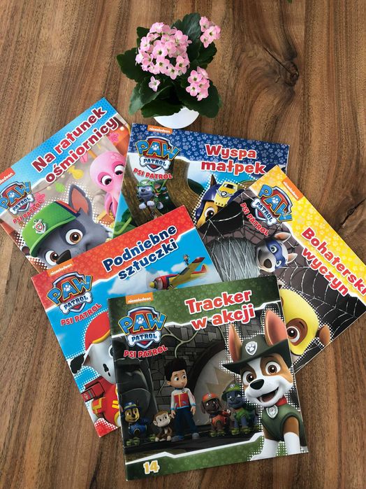 Zestaw książeczek Psi Patrol - 5 części