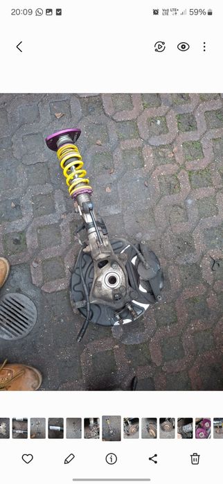 Kompletne kopyta kolumny MacPhersona Seat Leon III Lift
