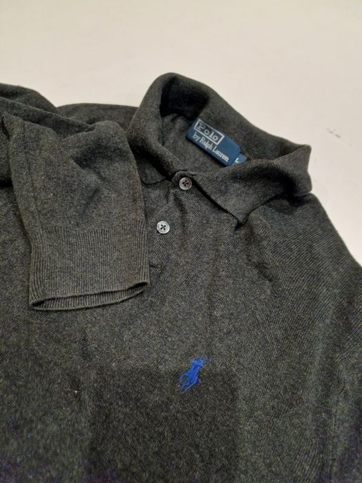 Sweter Ralph Lauren Polo roz,L,50,52,m,48 z kołnierzykiem