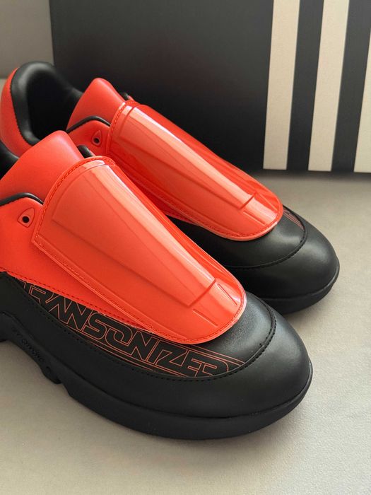 Кросівки Adidas x Raf Simons Antei Shell and PVC-Trimmed Red Black