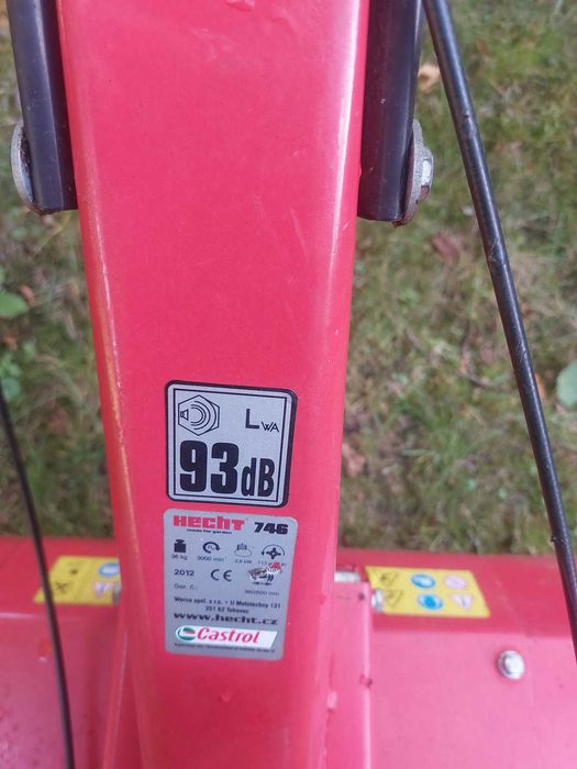 Glebogryzarka spalinowa HECHT 746 – dobry stan, mało używana