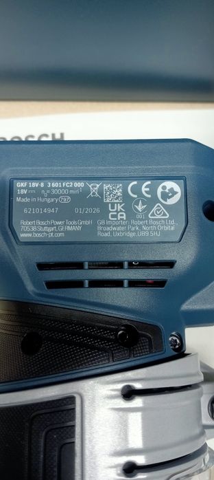 Акумуляторний фрезер Bosch GKF 18V-8 Professioanl,