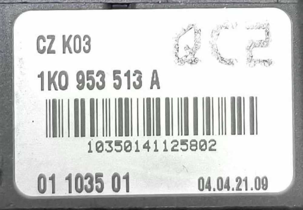Manípulo de Luzes 1K0953513A - AUDI A3