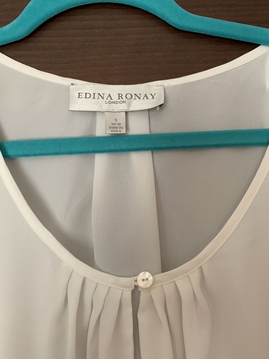 Bluzka koszula bez rekawow na ramiaczkach Edina Ronay S