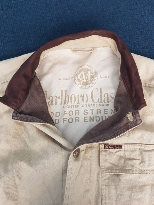 Blusão Marlboro Classics em algodão e linho L