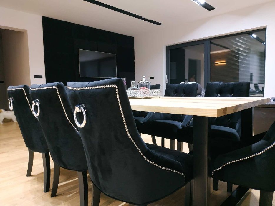 Krzesło chesterfield glamour pikowane wygodne Producent