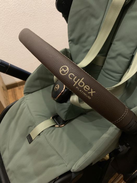 Коляска Cybex ePriam 4.0 rosegold з електроприводом