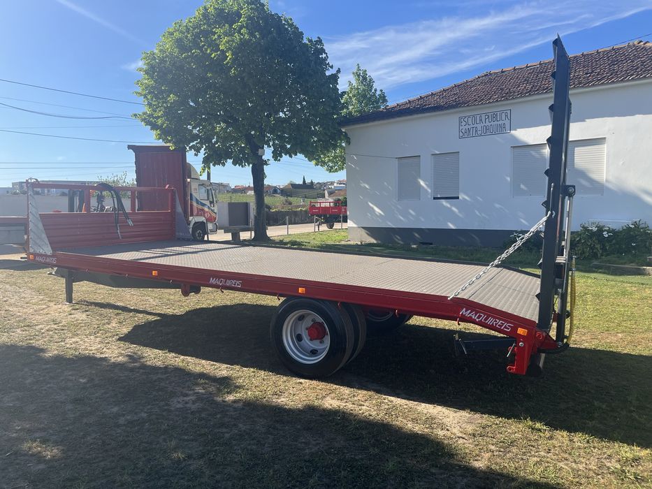 Reboque agricola porta maquinas 8t