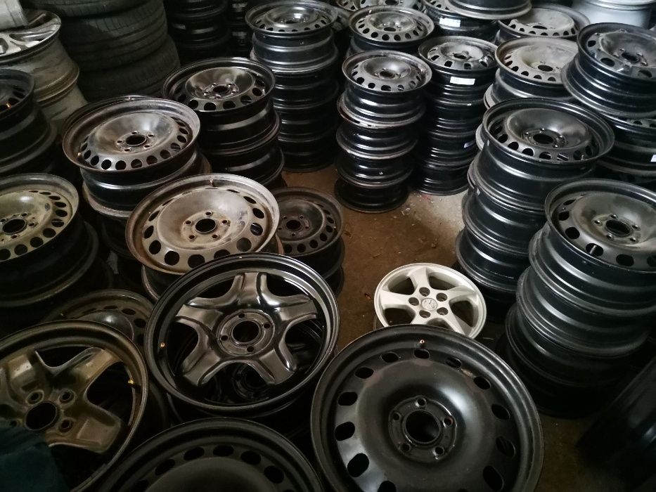 Felgi stalowe 14,15 ,16 ,17 Czujniki Tpms i opony nowe i używane