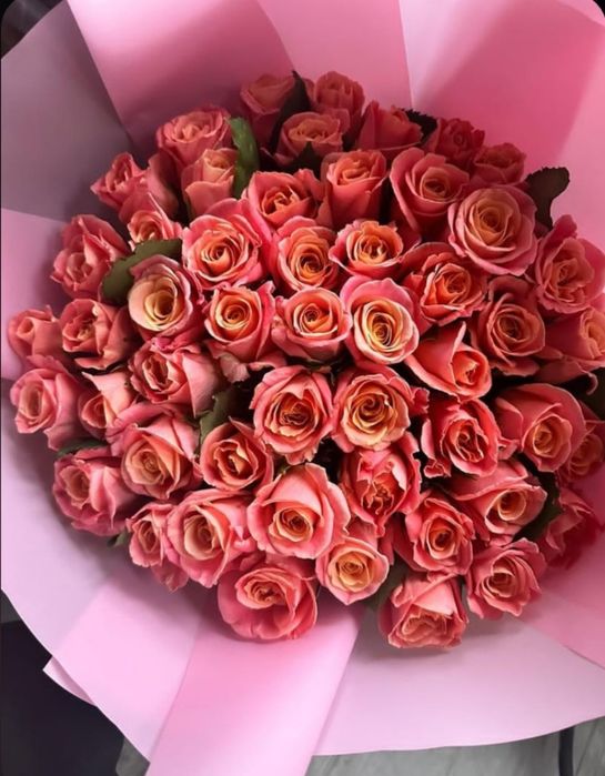 Букет 101 троянда • Доставка квітів Васильків • 101 роза •