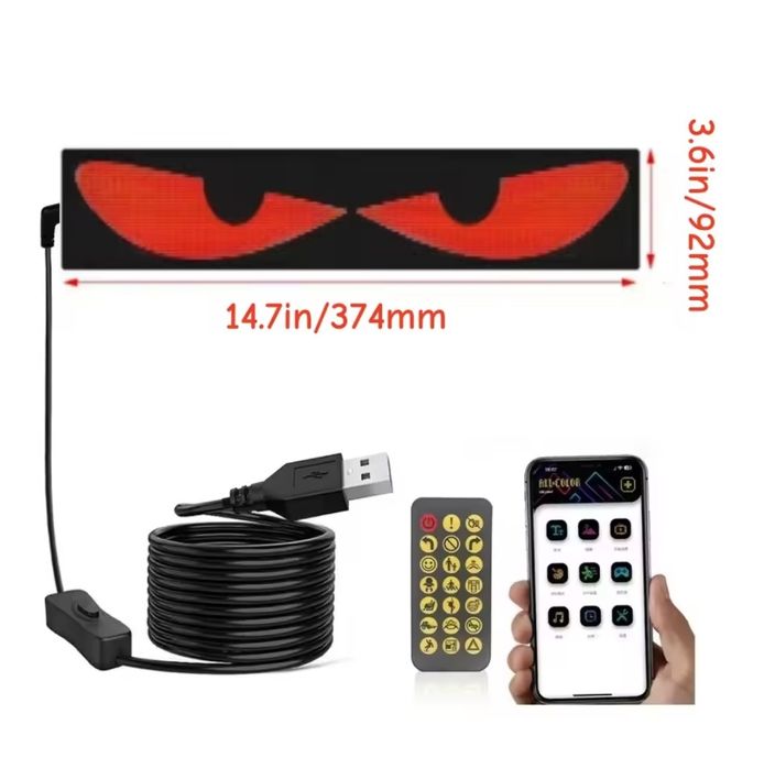 Лед очі Led панель на авто очі диявола