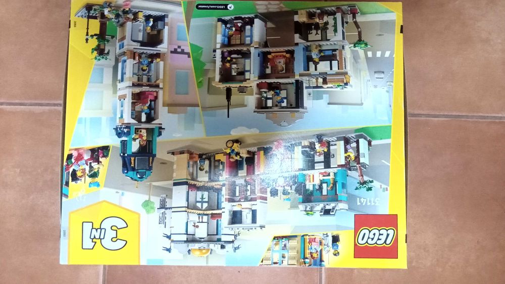 Conjunto LEGO city 3 em 1 - Rua principal. Novo - Selado