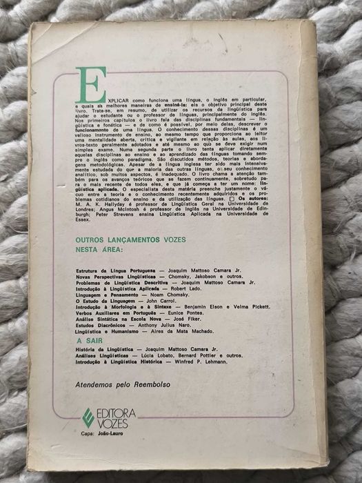 as ciências linguísticas e o ensino de línguas - halliday