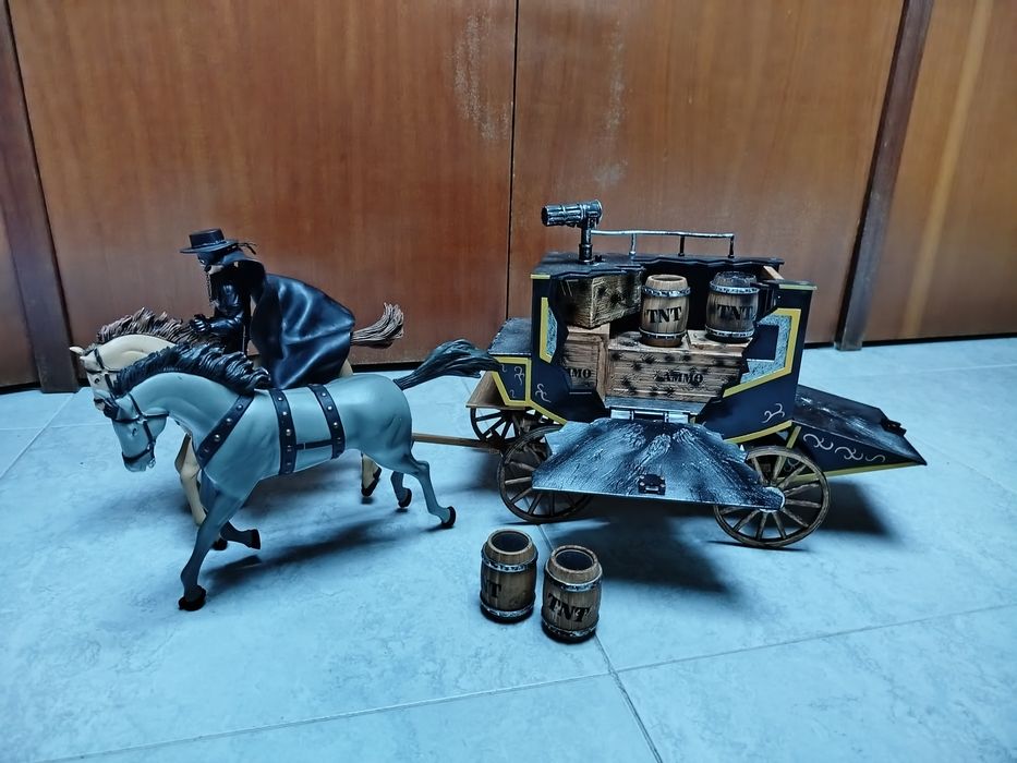 Carruagem Zorro com figura Zorro