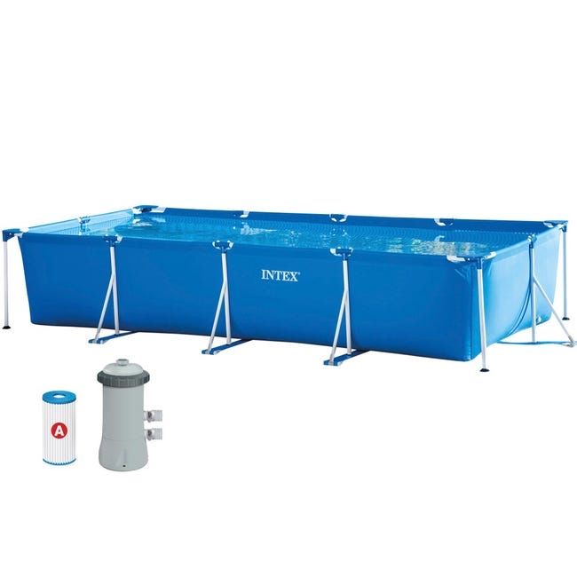 Piscina retangular Intex