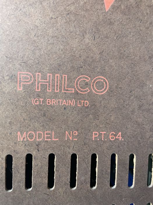 TV antiga Philco - televisão vintage e rara