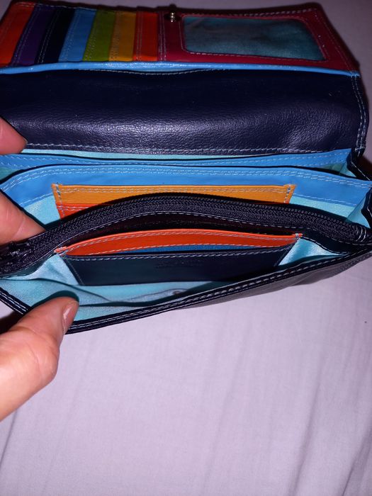 Skórzany portfel damski