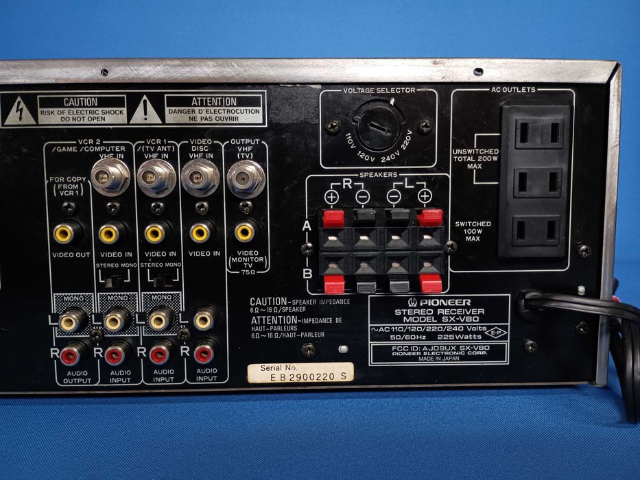 receiver PIONEER SX-V80