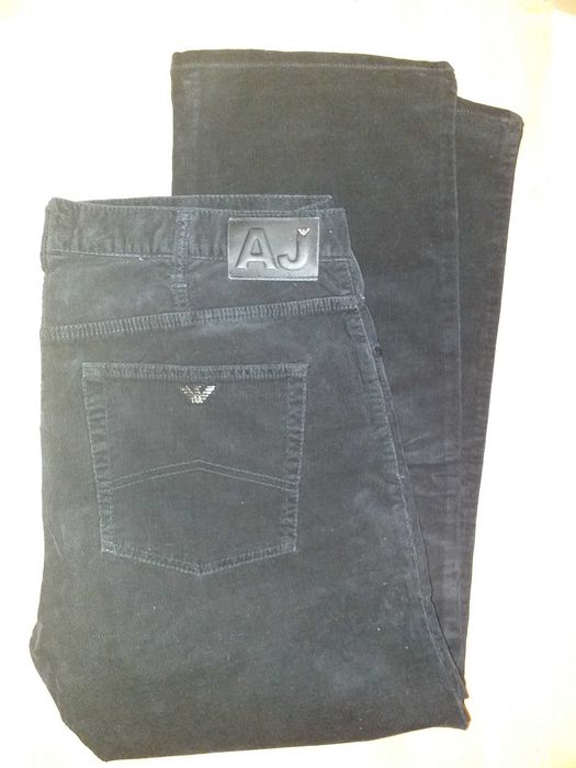 Spodnie męskie sztruksy roz. 38,  XL ARMANI Jeans