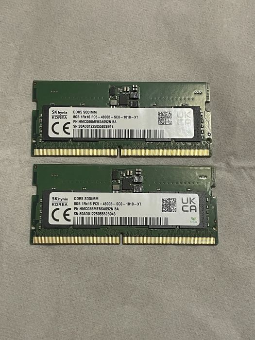 Оперативна памʼять DDR5 SK hynix 16GB