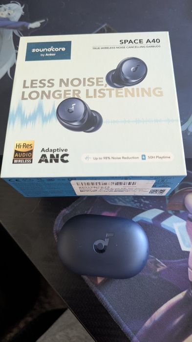 Earbuds Soundcore A40 ANC em excelentes condições