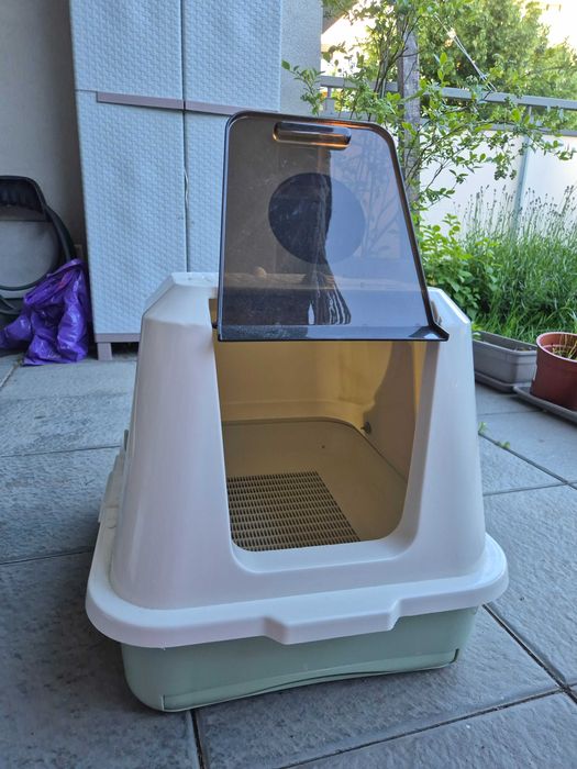 Kryta kuweta kooa z szufladą i sitem (Eco-Friendly)