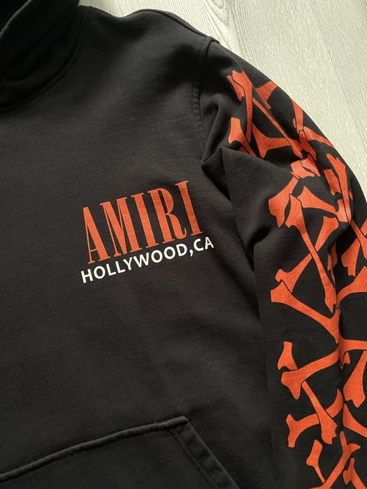 Amiri bones stacked hoodie