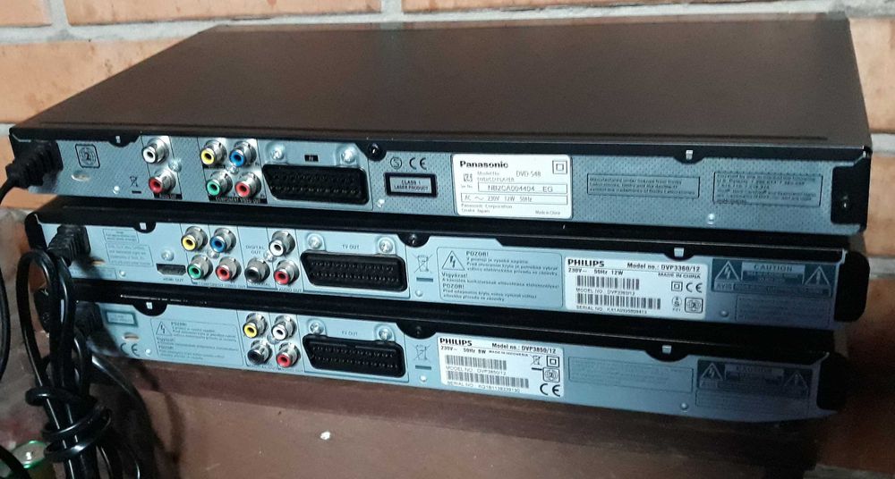 Philips\ Panasonic dvd  проигрыватели  Лот 3 шт с Германии