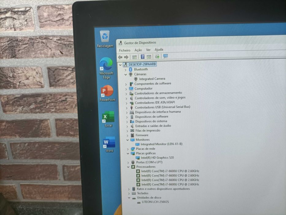 Lenovo ThinkCentre All-In-One  i7 SSD 240GB RAM 8GB Tela 24p Full HD