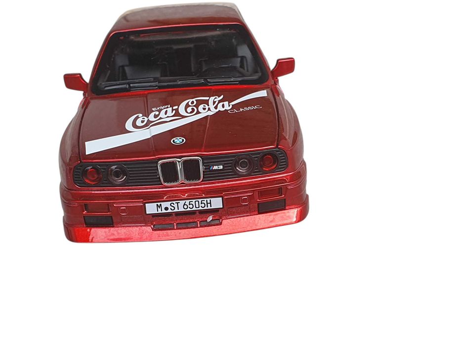 Model samochodu BMW E30 M3 Coca-Cola Classic 1:24 Model DieCast unikat